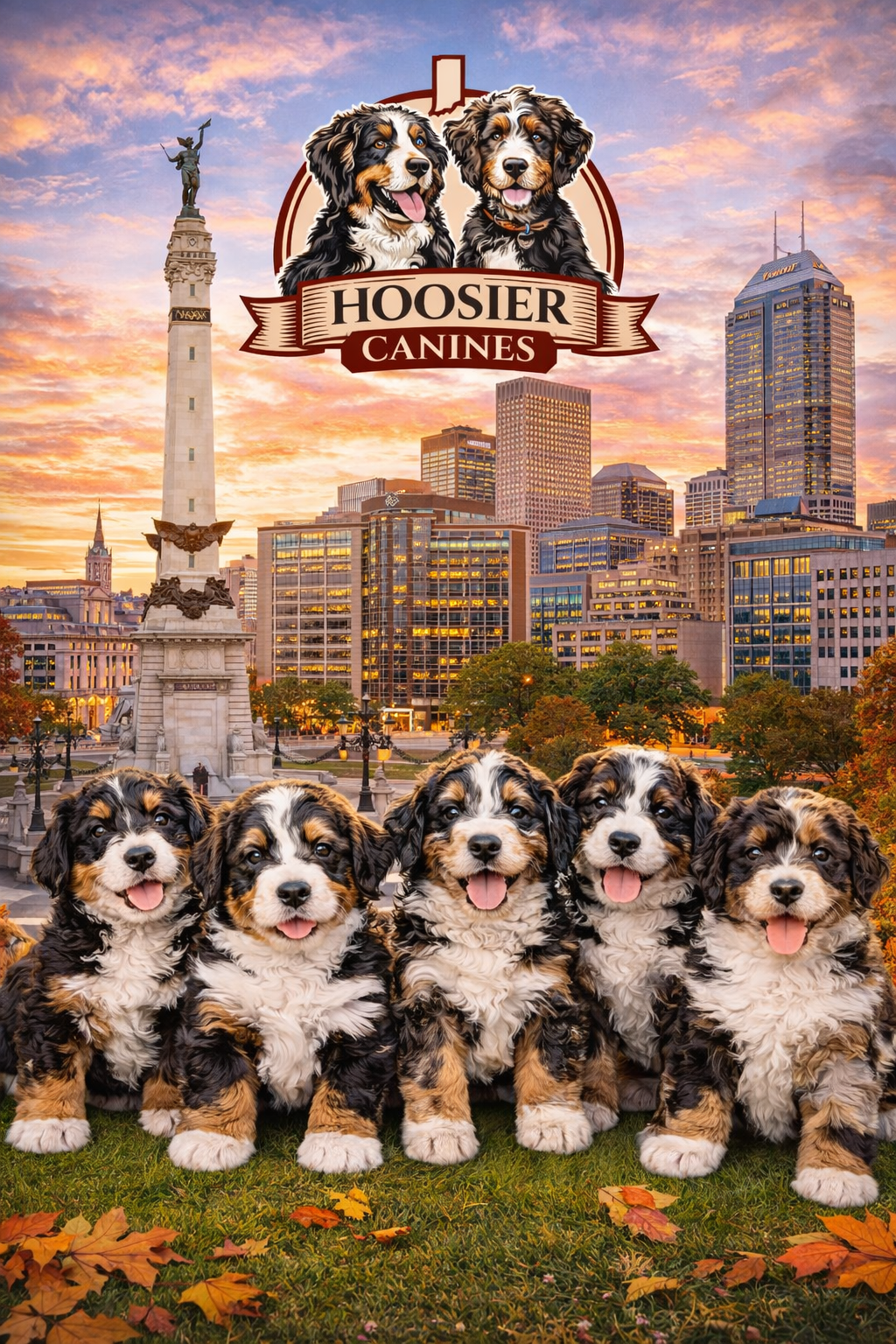 Oabernedoodle Near Indianappolis 1