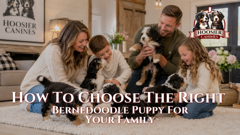 How To Choose The Right Bernedoodle Puppy For Your Family