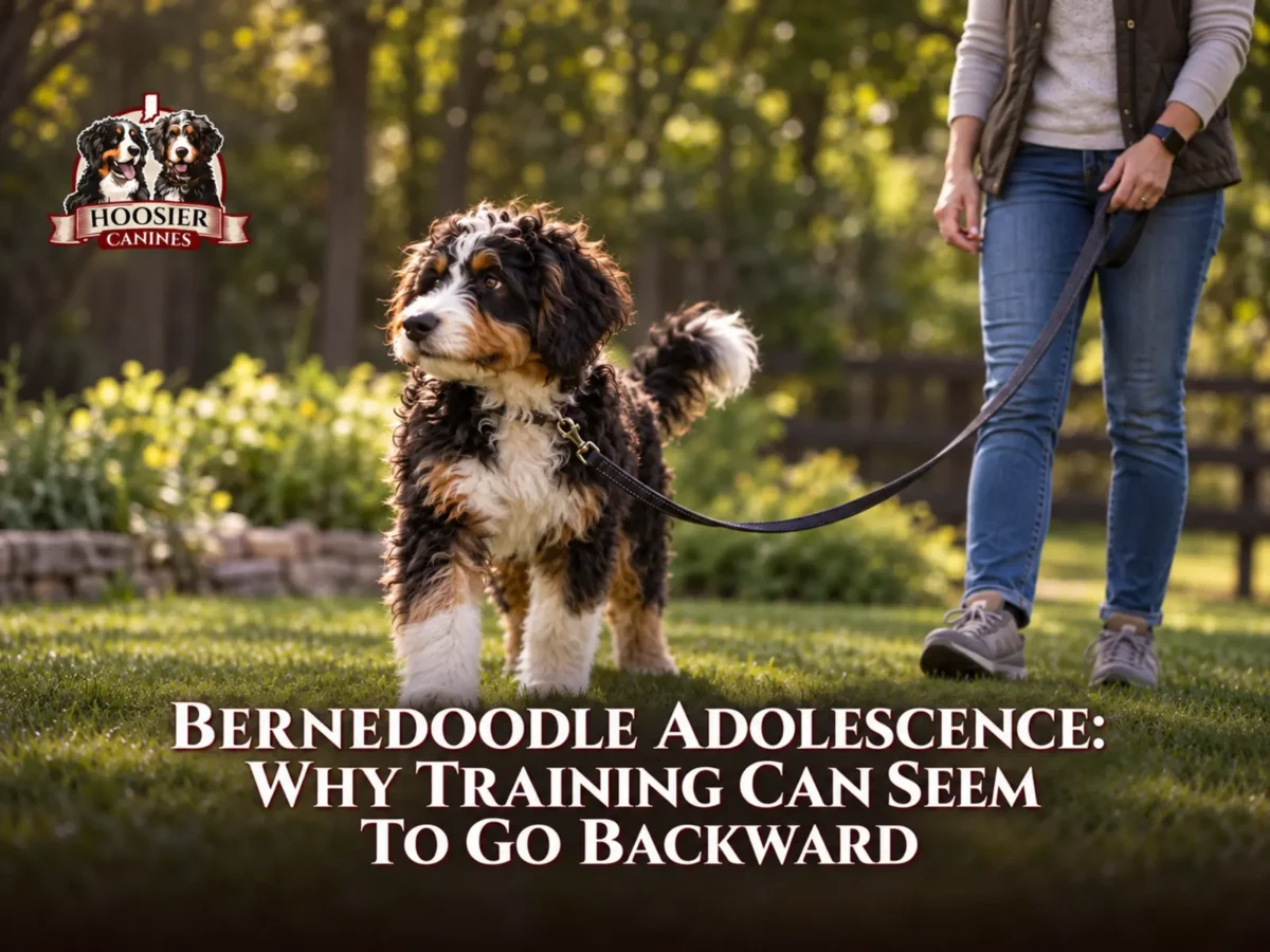 Bernedoodle Adolescence: Why Training Can Seem To Go Backward