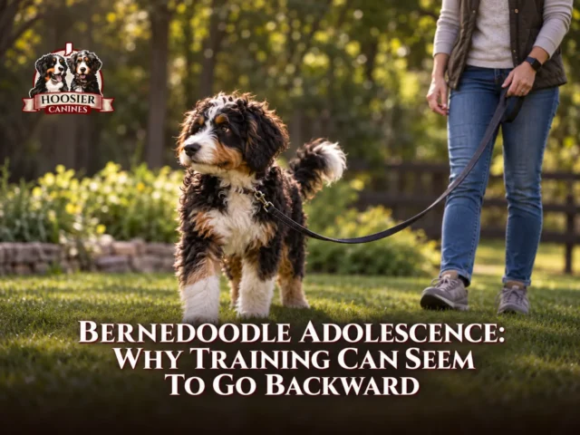 Hoosier Canines Bernedoodle Adolescence