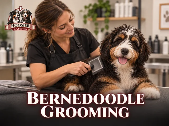 Hoosier Canines Bernedoodle Grooming