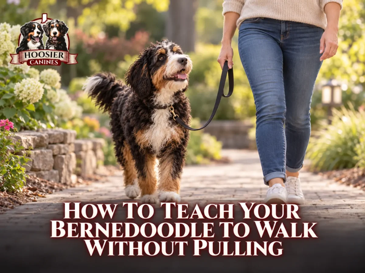 How To Teach Your Bernedoodle To Walk Without Pulling