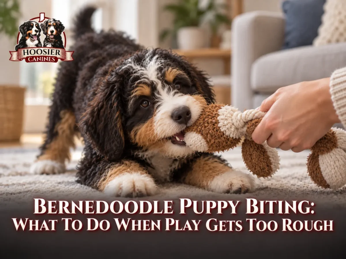 Bernedoodle Puppy Biting: What To Do When Play Gets Too Rough