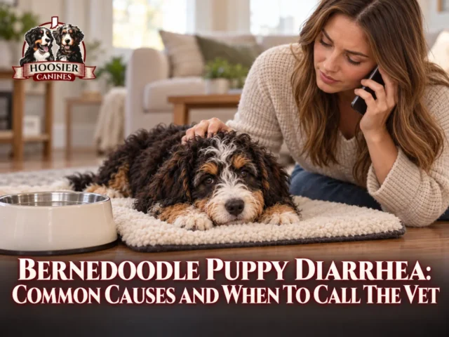 Hoosier Canines Bernedoodle Puppy Diarrhea