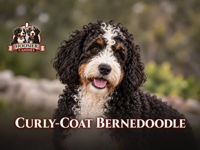 Hoosier Canines Curly Coat Bernedoodle