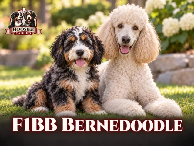 Hoosier Canines F1Bb Bernedoodle