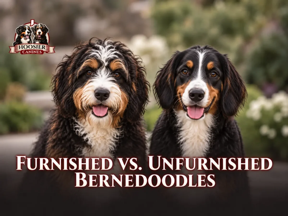 Furnished Vs. Unfurnished Bernedoodles