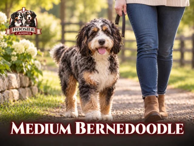 Hoosier Canines Medium Bernedoodle