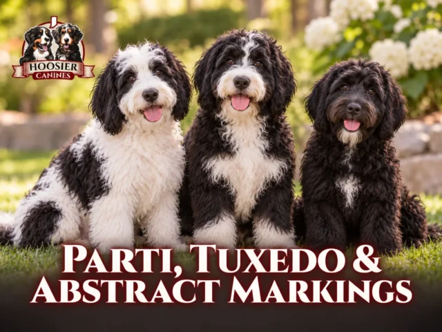Hoosier Canines Parti Bernedoodle