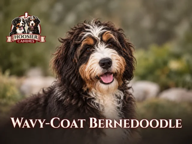 Hoosier Canines Wavy Coat Bernedoodle